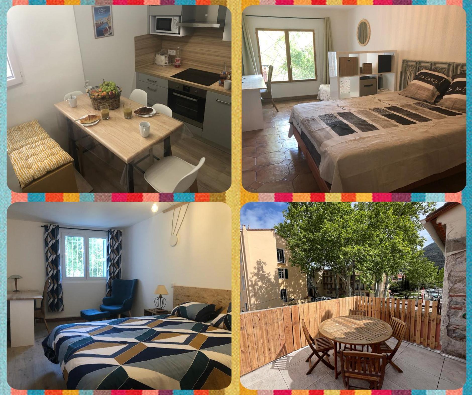 Au Coeur De Ville Avec Terrasse Ceret Ngoại thất bức ảnh